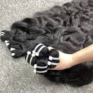 ผมมนุษย์สำหรับต่อผมแท้แบบไม่ผ่านกระบวนการผม100% คลื่นธรรมชาติเวียดนามผู้บริจาคหนึ่งคน - Product Image 3