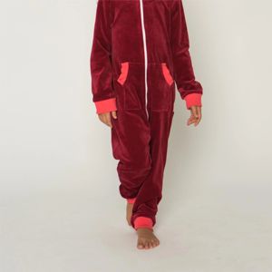Cozy and Warm <b>Kids</b> <b>Onesie</b> Zipper <b>Fleece</b> - Perfect for Winter Wear and Bedtime - Soft and Comfortable - Product Image 5