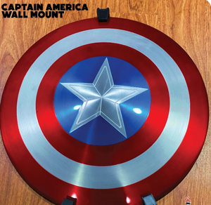 Captain America Shield Wall Mount Best Avenger Lovers Shield pour la décoration intérieure/Wall Decor Shield Articles doués pour les amoureux de la guerre - Product Image 2