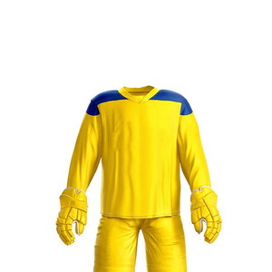 Conjuntos de uniformes de hockey sobre hielo para hombres de alta calidad, transpirables y de gran venta a un precio barato, logotipo personalizado y opciones de tamaño - Product Image 4