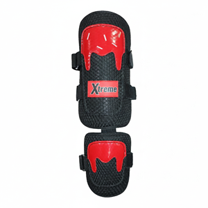 สนับแข้งแบบปรับได้ ทำจากหนัง PU  พร้อมสายรัดแบบตะขอเกี่ยว  สำหรับกีฬาเบสบอล  ป้องกันการกระแทก  สำหรับผู้ใหญ่  ใช้ได้กับมวยไทยและมวย - Product Image 1