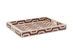 BANDEJA EXPANSIBLE Bandeja de servicio hecha a mano Incrustaciones de hueso de lujo Ramadán Desayuno Comida Fruta Café Té Bandeja decorativa a bajo - Product Image 5