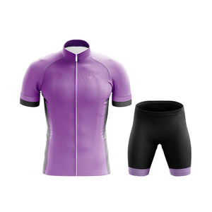 Estilo perfecto tarifa barata Hombres Ciclismo Uniforme logotipo personalizado Venta caliente uniforme de Ciclismo de peso ligero con material suave duradero - Product Image 1