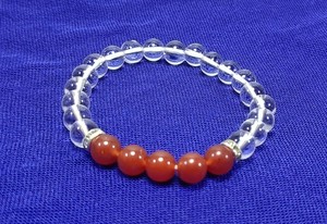 Pulsera de alta calidad, cuentas de cristal de jaspe rojo, pulsera de piedra, piedras preciosas de cristal, joyería de moda para hombres y mujeres, regalo de energía - Product Image 4