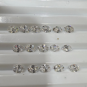 เพชรสีขาวธรรมชาติทรงรีขนาด3x4มม. พลอยทรงหลวมสี G คุณภาพพร้อมจัดส่ง - Product Image 3