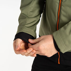 Veste coupe-vent solide Softshell d'extérieur pour hommes fournisseur du Pakistan pour la vente en gros de vestes pour hommes de grande taille - Product Image 3