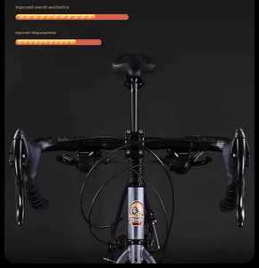 Vélo de route Sport Classic 700C 27 vitesses avec fourche en aluminium et cadre en acier à haute teneur en carbone pour la course urbaine - Product Image 6