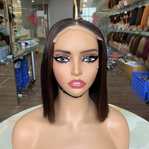 Premium Ready To Ship 8 Inch Straight Glueless 5x5 Lace <b>Front</b> <b>Wigs</b> Vietnamese Human Hair <b>Wig</b> Breathable Comfort Fit - Product Image 3