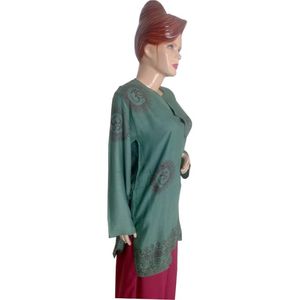 Gasa de alta calidad, tela 100% de algodón, precio al por mayor, ropa Lisa personalizada, estilo de artículo antitécnico - Product Image 2