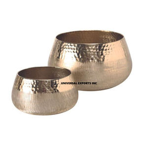 Cuenco de chocolate de aluminio de lujo, cuenco dulce hecho a mano con acabado dorado, cuenco de chocolate nuevo de lujo de diseñador de forma redonda - Product Image 3