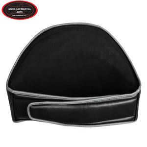 Protège-ventre en cuir PU noir et rouge contrasté, nouvelle collection 2026, fabriqué au Pakistan, par ABDULLAH MARTIAL ARTS - Product Image 3