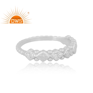 Dernière conception de bague en argent sterling fin faite à la main bijoux personnalisés pour les femmes cadeau pour elle - Product Image 3