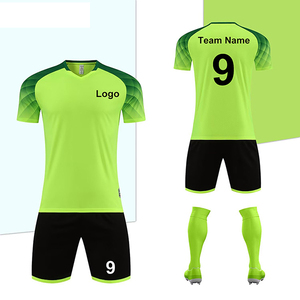 Conjunto de ropa de fútbol de manga corta personalizable Ropa deportiva personalizada para adultos Equipos de fútbol Uniformes de entrenamiento de jugadores de fútbol - Product Image 6