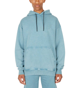 New Fashion Style Streetwear Acid Wash <b>Shorts</b> <b>Set</b> Pullover <b>Hoodie</b> Winter Distressed Patch Washed <b>Shorts</b> <b>Set</b> - Product Image 3