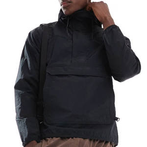 Veste coupe-vent technique de luxe personnalisable, 14 fermetures éclair, capuche, col montant, vêtements de sport pour le printemps, coupe-vent fin - Product Image 2