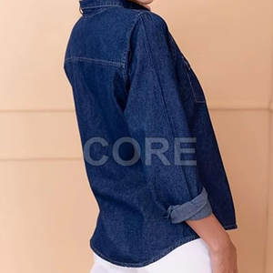 Nouvelle arrivée de chemises en jean pour femmes disponibles en différentes couleurs Derniers vêtements décontractés Chemises en jean pour femmes - Product Image 4