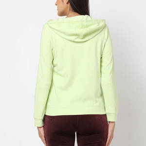 Sweats à capuche pour femmes, vente chaude 2025, vêtements d'hiver pour femmes, manches longues, sweats à capuche pour femmes en couleur unie, fabriqués au Pakistan - Product Image 4