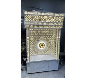 Templo Religioso de Mármol Blanco Makrana de Diseño Moderno, Coriaan Premium, Hecho a Mano, para Uso en el Hogar y la Oficina - Product Image 1