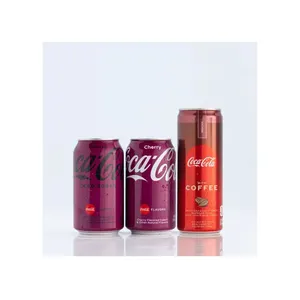 Coca Cola 330ml kaleng kotak botol Coke kemasan Normal coklat jenis asal minuman Soda kehidupan