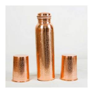 ชุดขวดทองแดงสำหรับงานหัตถกรรมขวดกว้างชุดขวดน้ำใหม่สำหรับส่งออกจากอินเดีย - Product Image 3