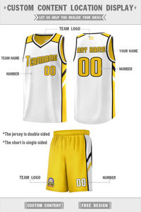 Ensemble de maillots de basketball respirants au design personnalisé Nouveaux uniformes de sport réversibles à la mode pour les équipes Vêtements de basketball personnalisés - Product Image 4