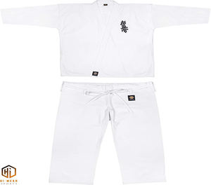 ชุดฝึกคอตตอนโพลีเอสเตอร์ Kyokushin เครื่องแบบคาราเต้ GI ใส่สบาย - Product Image 5