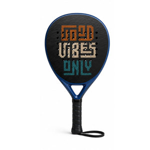 ไม้เทนนิส WELLEZA รุ่น Teardrop ลายกราฟิกสีน้ำเงินดำ ด้ามจับกันลื่น เหมาะสำหรับเล่นสนุกในสวนหลังบ้าน น้ำหนักเบา โครงสร้างคาร์บอนไฟเบอร์ ขนาดใหญ่ขึ้น - Product Image 2