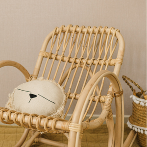 Natural Rattan Kids Rockings <b>Chair</b> Handmade Rattan Kid <b>Chair</b> Nursery Furniture Wicker Baby <b>Chair</b> Eco Friendly For Kid Home Decor - Product Image 2