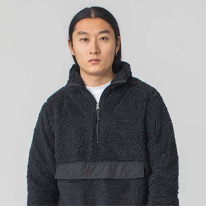 Veste polaire Sherpa Full-Zip avec doublure en peluche-Vêtements d'extérieur élégants et chauds-Parfait pour un usage quotidien et des aventures en plein air - Product Image 3