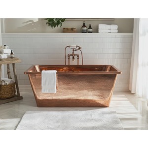 La bañera de cobre retiene el calor de forma natural durante más tiempo, lo que permite experimentar una relajación profunda y prolongada. ¡Llegada fantástica! - Product Image 6