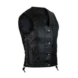 Chaleco de cuero transpirable cálido de invierno para hombre, ropa informal transpirable, precio razonable, Chaleco de cuero transpirable para hombre - Product Image 1