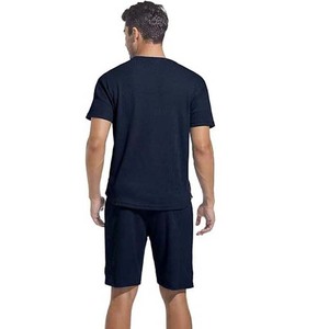 Séchage rapide 100% coton nouveaux ensembles de shorts pour hommes de haute qualité Logo personnalisé dernière mode homme nouveauté deux pièces ensemble à vendre - Product Image 5