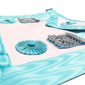 Fabricado en cuero Master Masons grado Delantales con bolsillo masónico Regalia Delantal transpirable de Pakistán - Product Image 4