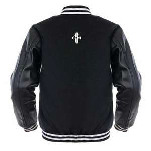 Chaqueta universitaria transpirable con cuello acanalado, nueva chaqueta de invierno con logotipo personalizado más vendida, 100% poliéster de ATLANTIC - Product Image 2