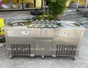 Máquina de Helados Enrollados de 50 cm con 3 Tanques, para Mostrador o Mesa - Product Image 2