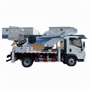 Plataforma de trabajo aérea telescópica personalizada de 24M 28M, camión con brazo telescópico, elevador de personal, vehículo de trabajo aéreo, listo para envío - Product Image 5