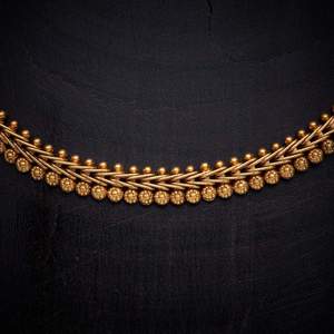 Collar Chapado en Oro Antiguo 162824, Estilo Religioso, Cadenas con Cuentas, Patrón de Números de Plantas, Imitación de Perlas y Diamantes, para Regalo de Boda - Product Image 3