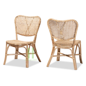 Chaises longues modernes en rotin pour salle de cuisine Fauteuil en osier Collection de meubles en rotin artisanal HNH pour 2024 - Product Image 3