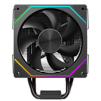 Refroidisseur d'air pour processeur haute performance XINMAI, 6 caloducs, ventilateur PWM ARGB de 120 mm, dissipateur thermique pour PC de bureau de jeu Intel AMD