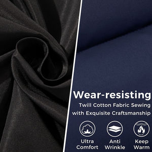 Vestes d'hiver légères en duvet épais de qualité supérieure pour hommes, impression personnalisée du logo, luxe, grande taille, veste matelassée unie pour l'extérieur - Product Image 5