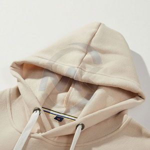 Sudaderas con capucha de hombro caído de calidad superior para hombre, diseño único de cremallera, patrón sólido bordado, cuello con capucha, último estilo para invierno - Product Image 2
