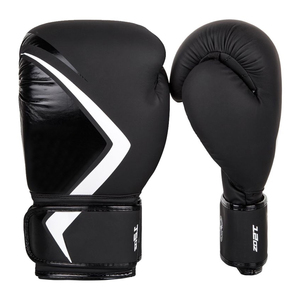 Conjunto de Boxeo Negro de Venta Caliente 2025, con Cordones en las Muñecas, Logotipo Personalizado, Cuero Genuino Winning, para Competencia y Combate, para Adultos, Par - Product Image 2