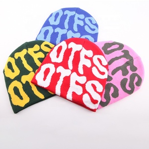 Vente en gros de bonnet tricoté en jacquard acrylique 100%, bonnet en mohair, chapeaux d'hiver personnalisés pour la plage ou les affaires, caractéristique commune du tissu - Product Image 3