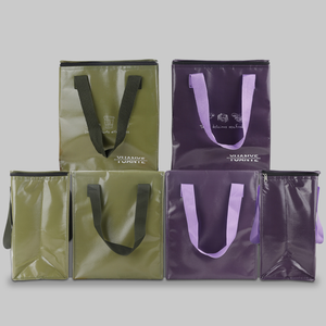 Classic Foldable Insulated Non-Woven Cooler Bag with Zipper Closure - Product Image 3