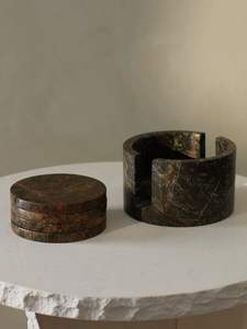 Sous-verres en bois et pierre en marbre de qualité supérieure Meilleurs tapis et tampons de bureau décoratifs Utilisation en cuisine - Product Image 4