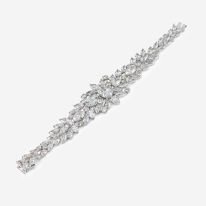 Pulseras DE TENIS hechas a mano con diamantes de laboratorio de múltiples formas de oro macizo de 14K, pulseras de boda de lujo para mujer para novias a precios bajos - Product Image 3