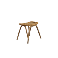 Tabouret de bar en rotin au design moderne, robuste, finition mate, avec revêtement en rotin, élégant et polyvalent, pour salon