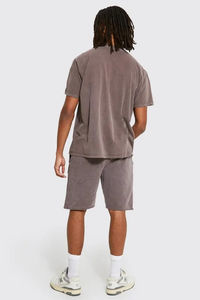 Nuevos conjuntos de verano para hombres al por mayor, camisa y pantalones cortos cómodos de media manga a precio razonable - Product Image 2