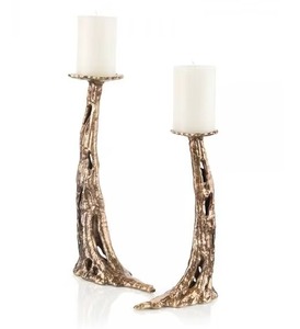 Soporte de vela de latón de inspiración vintage para ceremonias sagradas Decoración de habitación Pooja india y ofrendas de luz espiritual Diseño de tendencia - Product Image 1