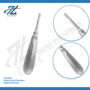 อุปกรณ์ลิฟต์ถอนฟัน Seldin34สูง5.0มม. ทำจากสเตนเลสลิฟต์ถอนฟัน - Product Image 3